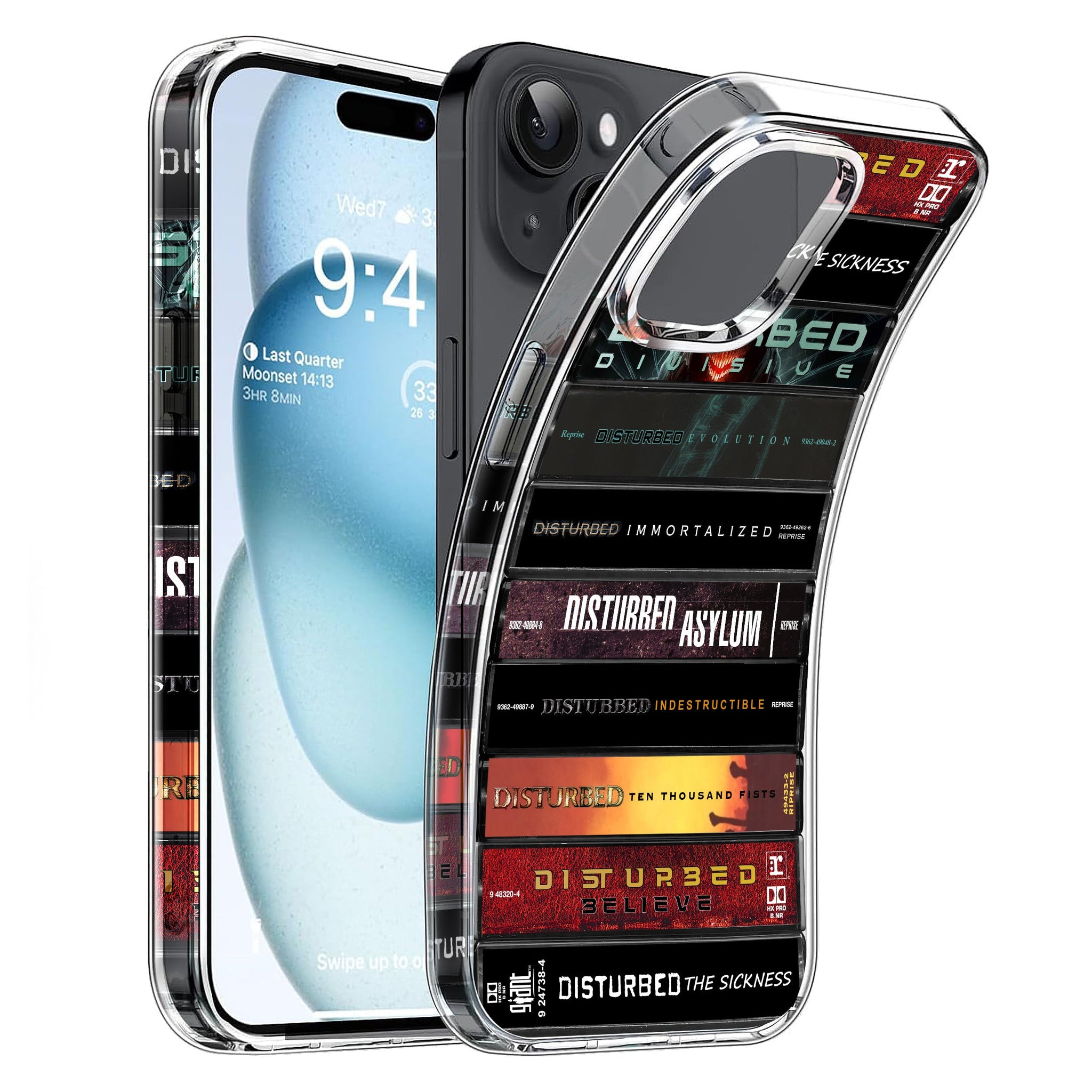 Disturbed Albums Cassette Collection Retro Phone Case