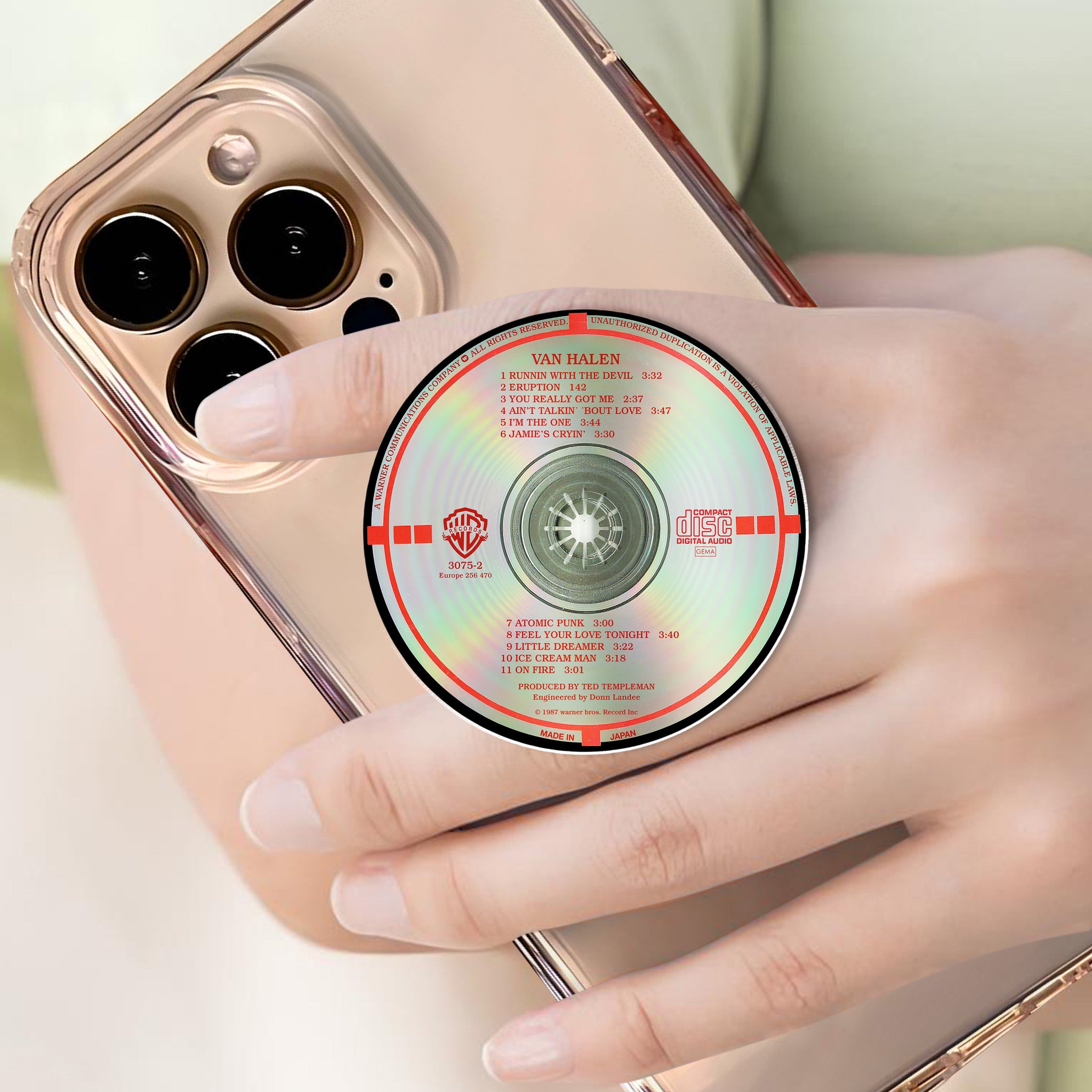 Van Halen CD Magnetic Phone Grip