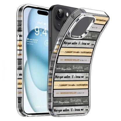 Morgan Wallen Albums Cassette Collection Retro Phone Case