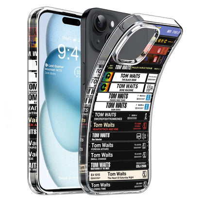 Tom Waits Albums Cassette Collection Retro Phone Case