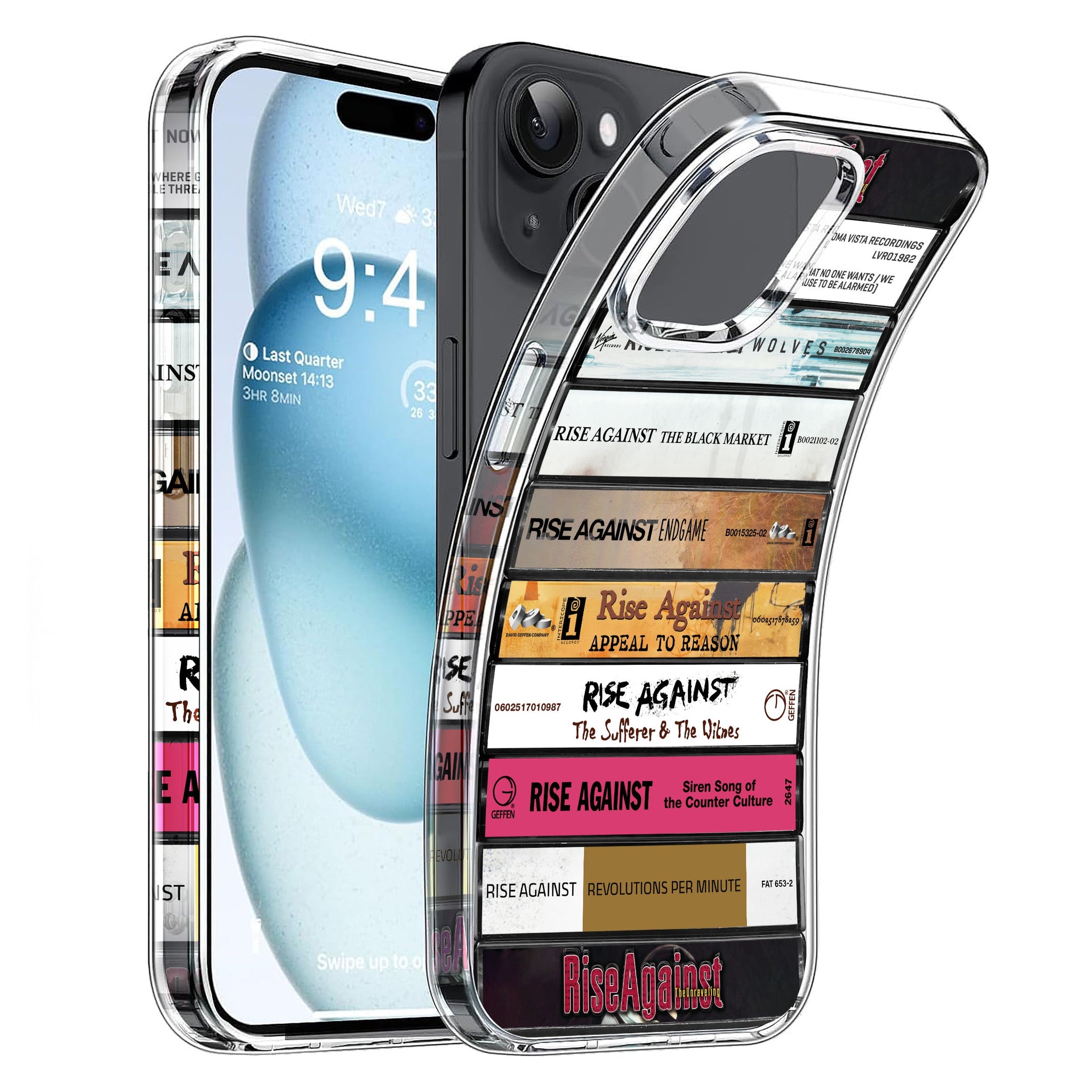Rise Against Albums Cassette Collection Retro Phone Case