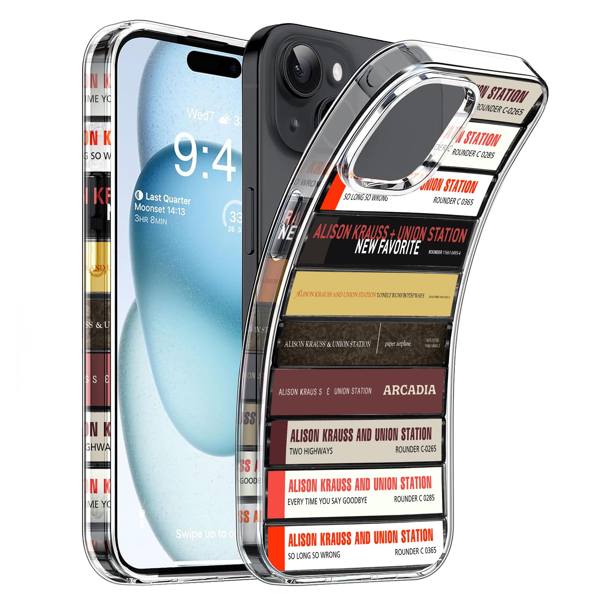 Alison Krauss & Union Station Albums Cassette Collection Retro Phone Case