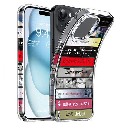 Björk Albums Cassette Collection Retro Phone Case