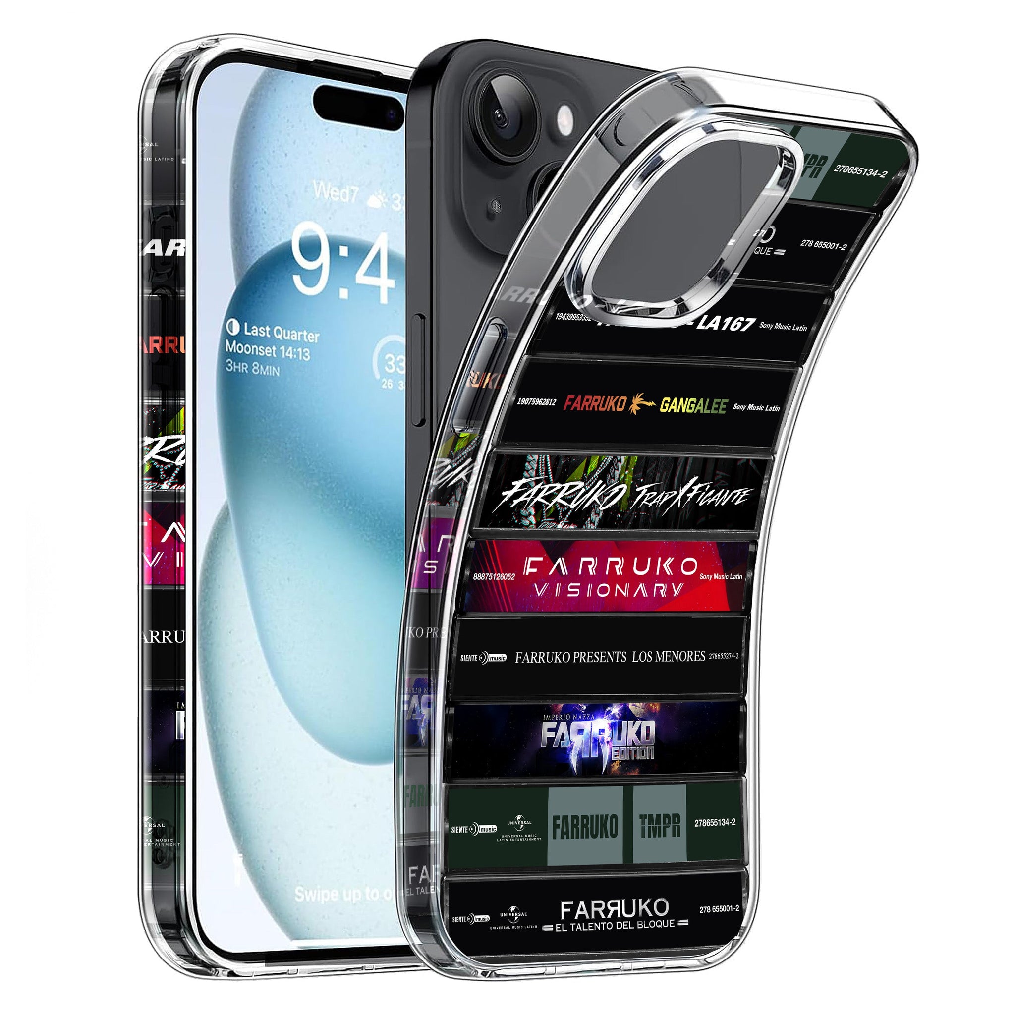 Farruko Albums Cassette Collection Retro Phone Case