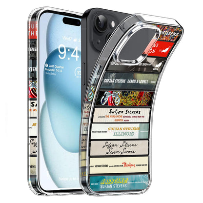 Sufjan Stevens Albums Cassette Collection Retro Phone Case