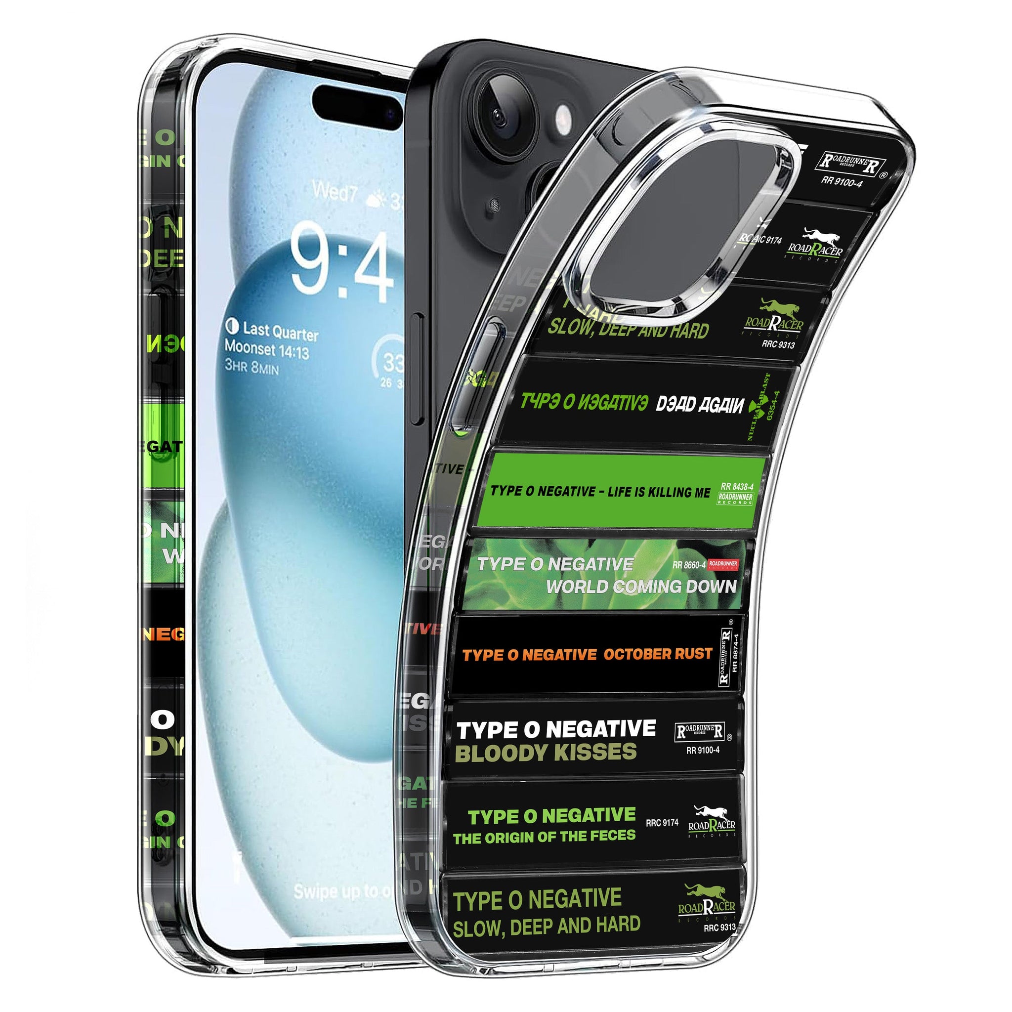 Type O Negative Albums Cassette Collection Retro Phone Case