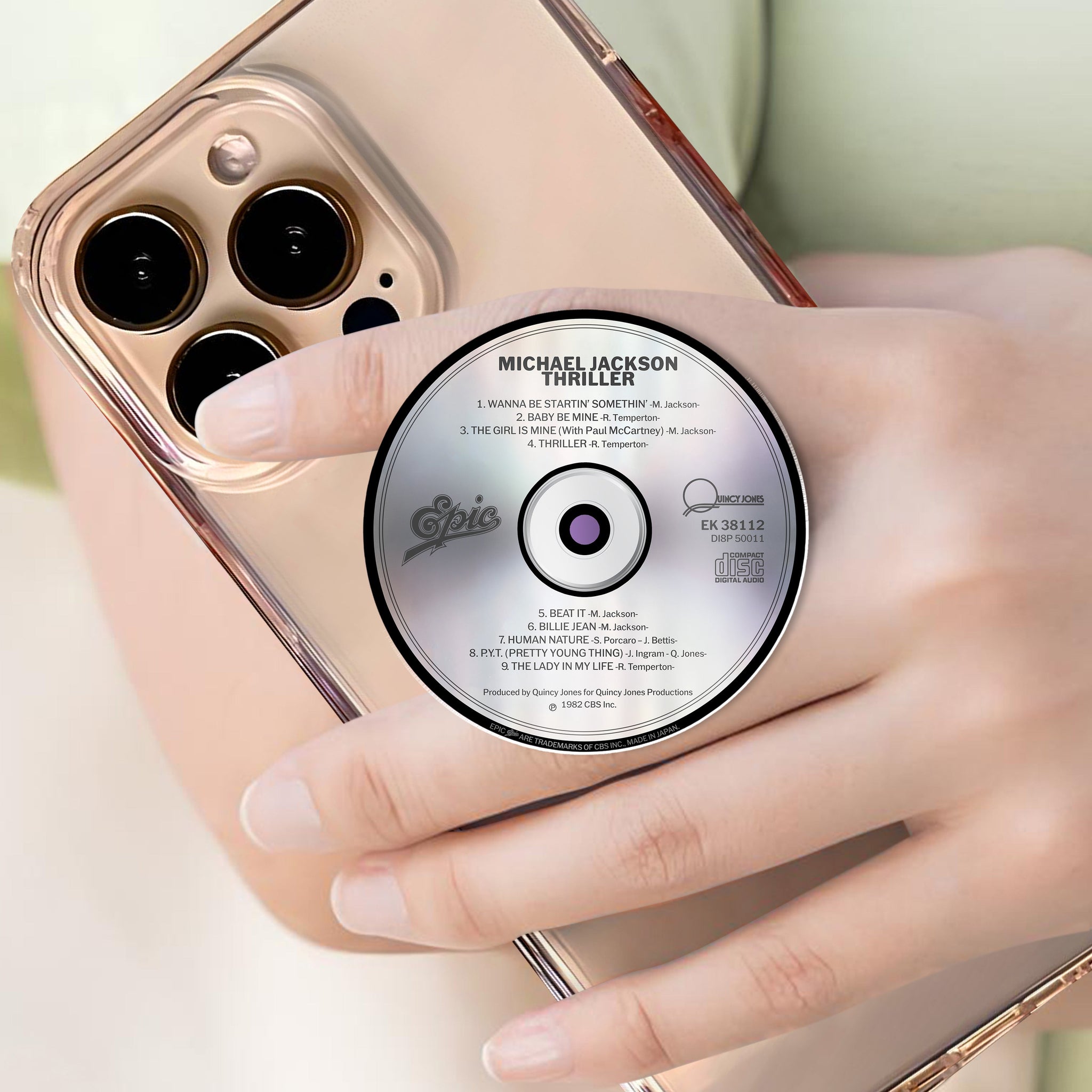 Thriller CD Magnetic Phone Grip - Michael Jackson