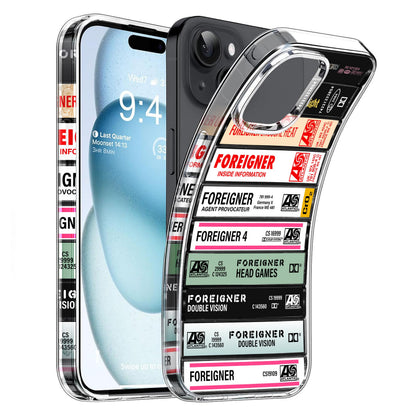 Foreigner Albums Cassette Collection Retro Phone Case