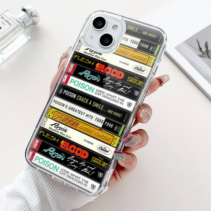 Poison Albums Cassette Collection Retro Phone Case