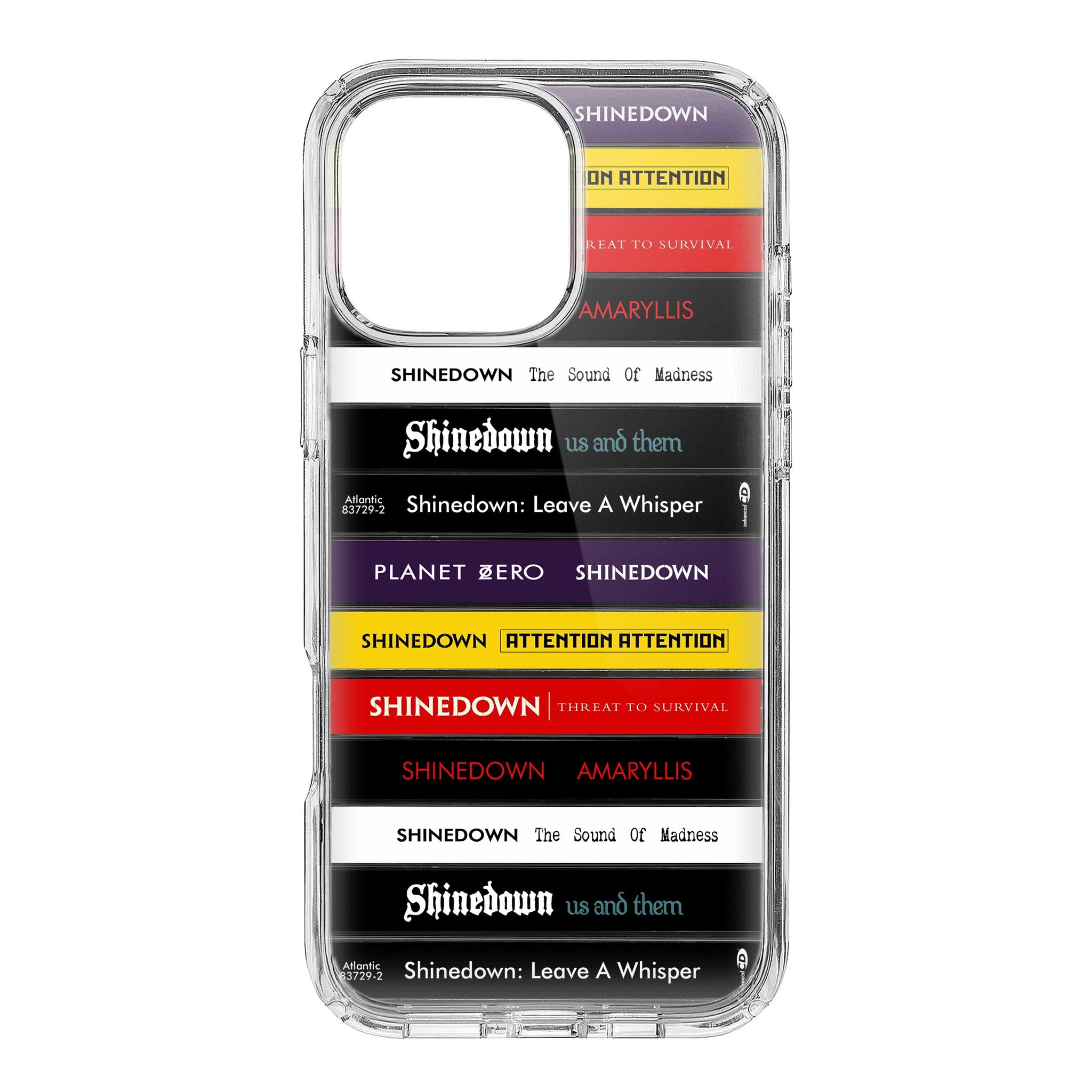 Shinedown Albums Cassette Collection Retro Phone Case