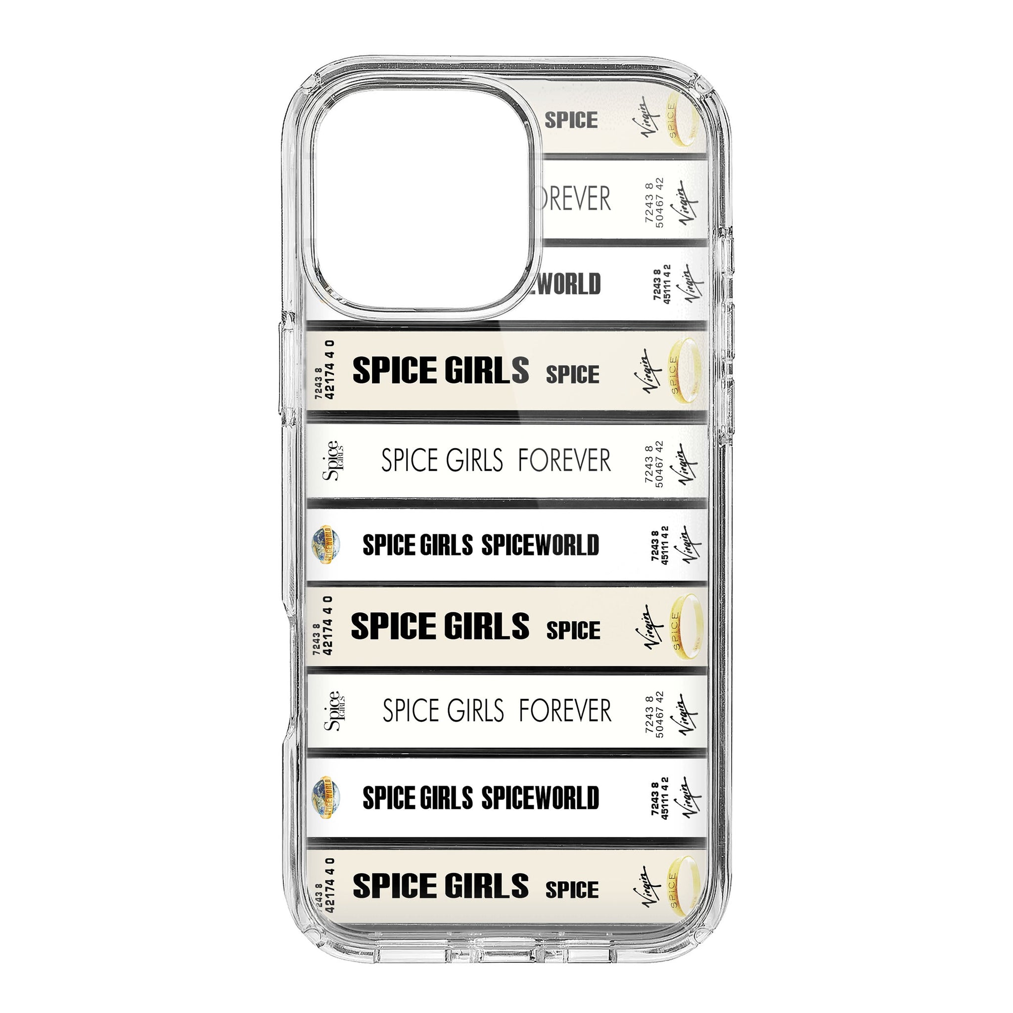 Spice Girls Albums Cassette Collection Retro Phone Case