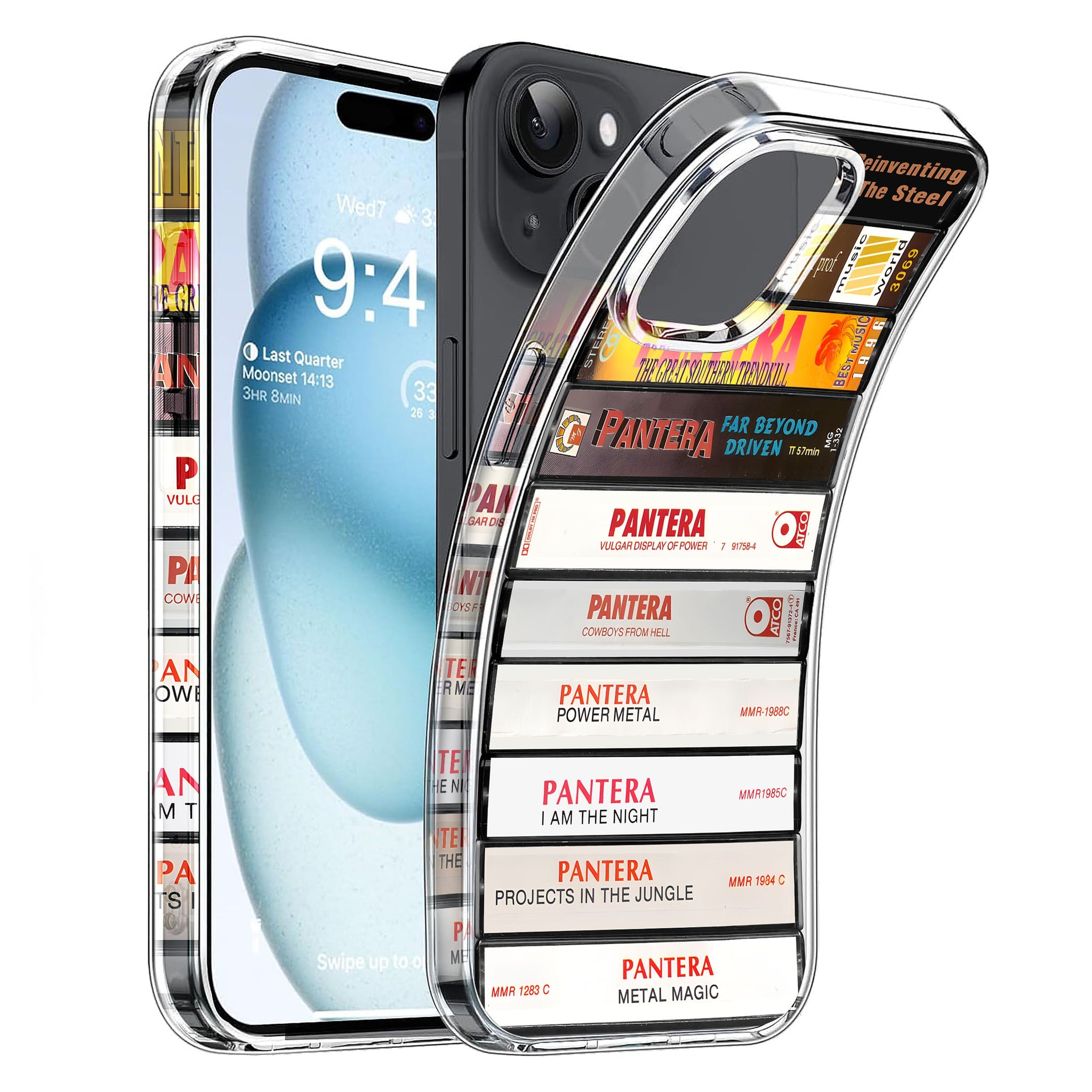 Pantera Albums Cassette Collection Retro Phone Case