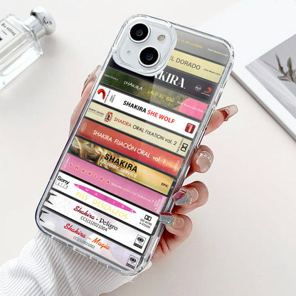 Shakira Albums Cassette Collection Retro Phone Case