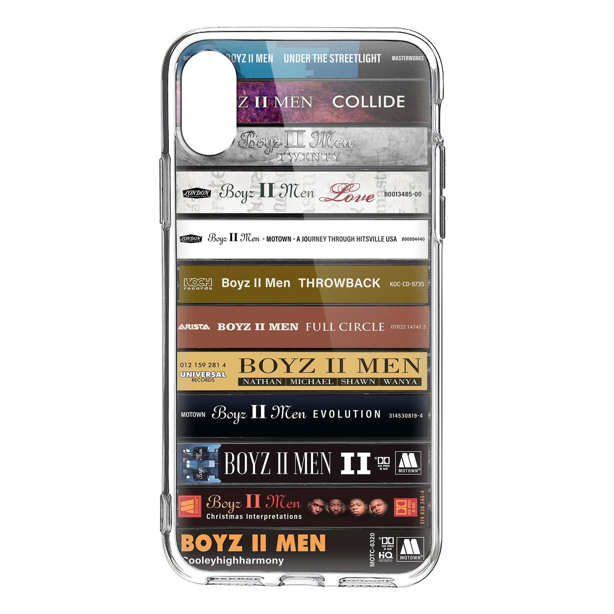 Boyz II Men Albums Cassette Collection Retro Phone Case