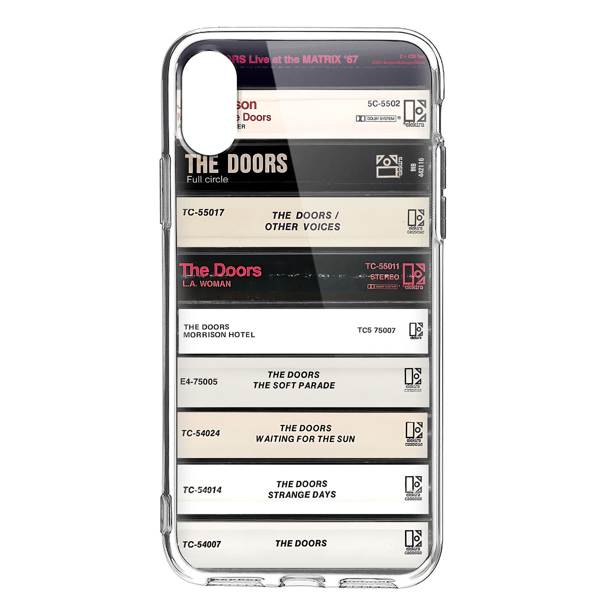 The Doors Albums Cassette Collection Retro Phone Case