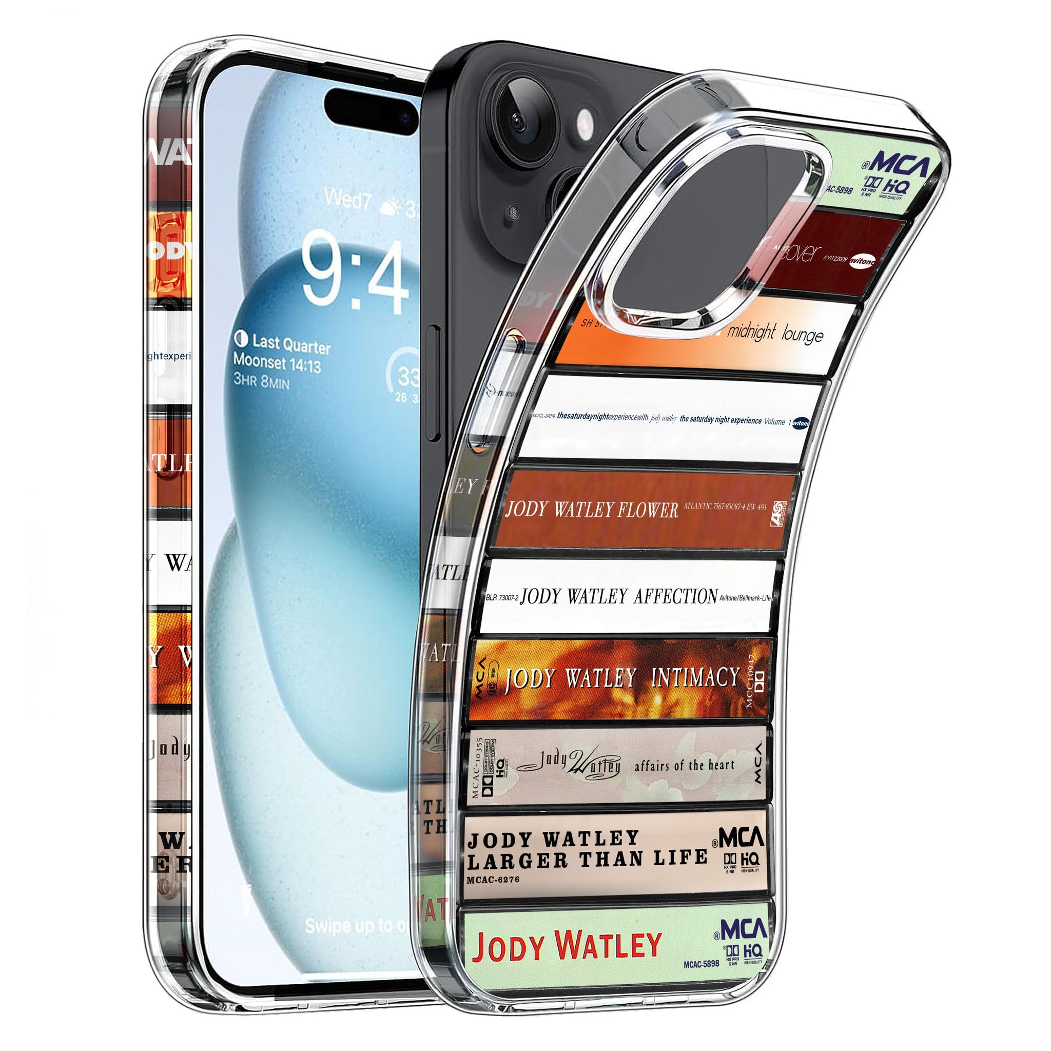 Jody Watley Albums Cassette Collection Retro Phone Case