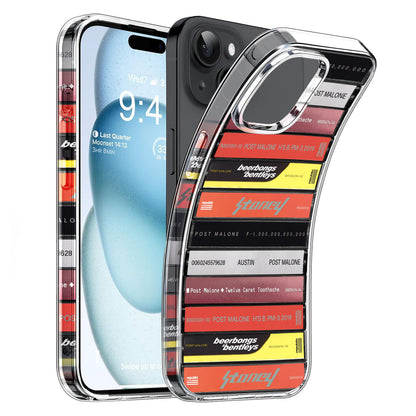 Post Malone Albums Cassette Collection Retro Phone Case