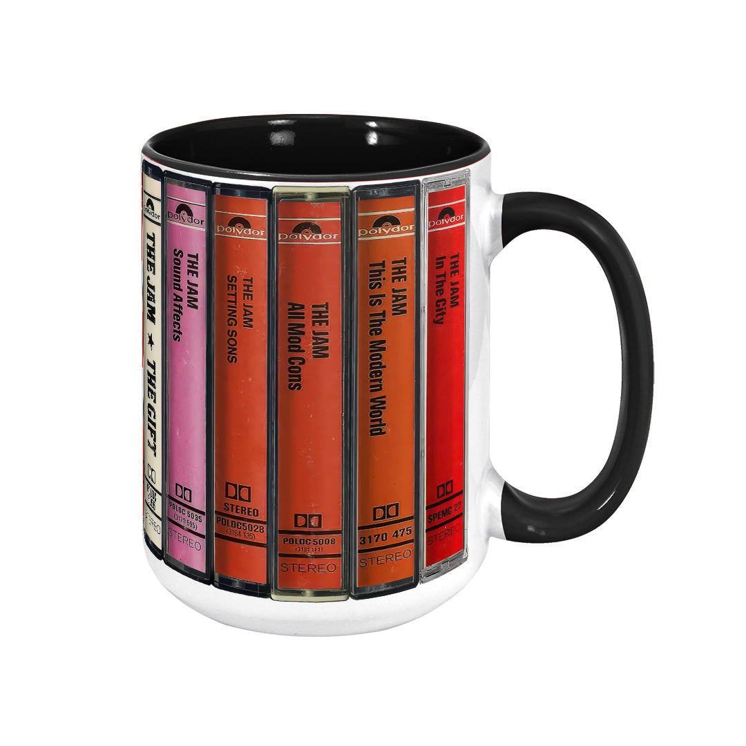 The Jam Albums Cassette Retro Collection Accent Mug