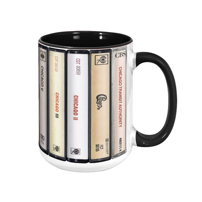 Chicago Albums Cassette Retro Collection Accent Mug