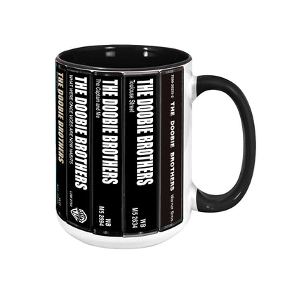 The Doobie Brothers Albums Cassette Retro Collection Accent Mug