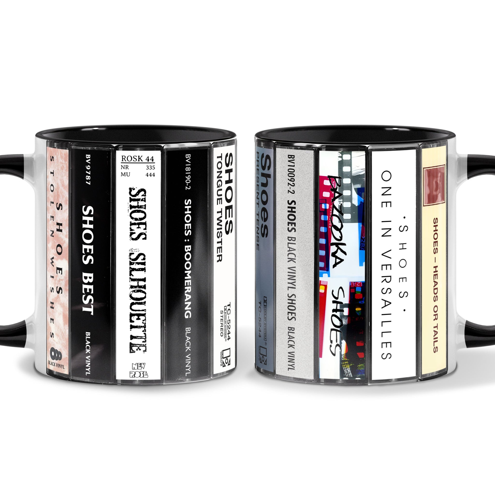 Shoes Albums Cassette Collection Retro Accent Mug