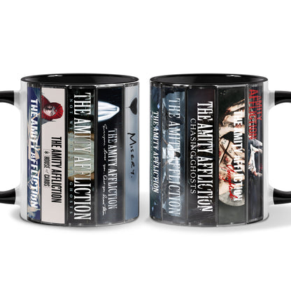 The Amity Affliction Albums Cassette Collection Retro Accent Mug
