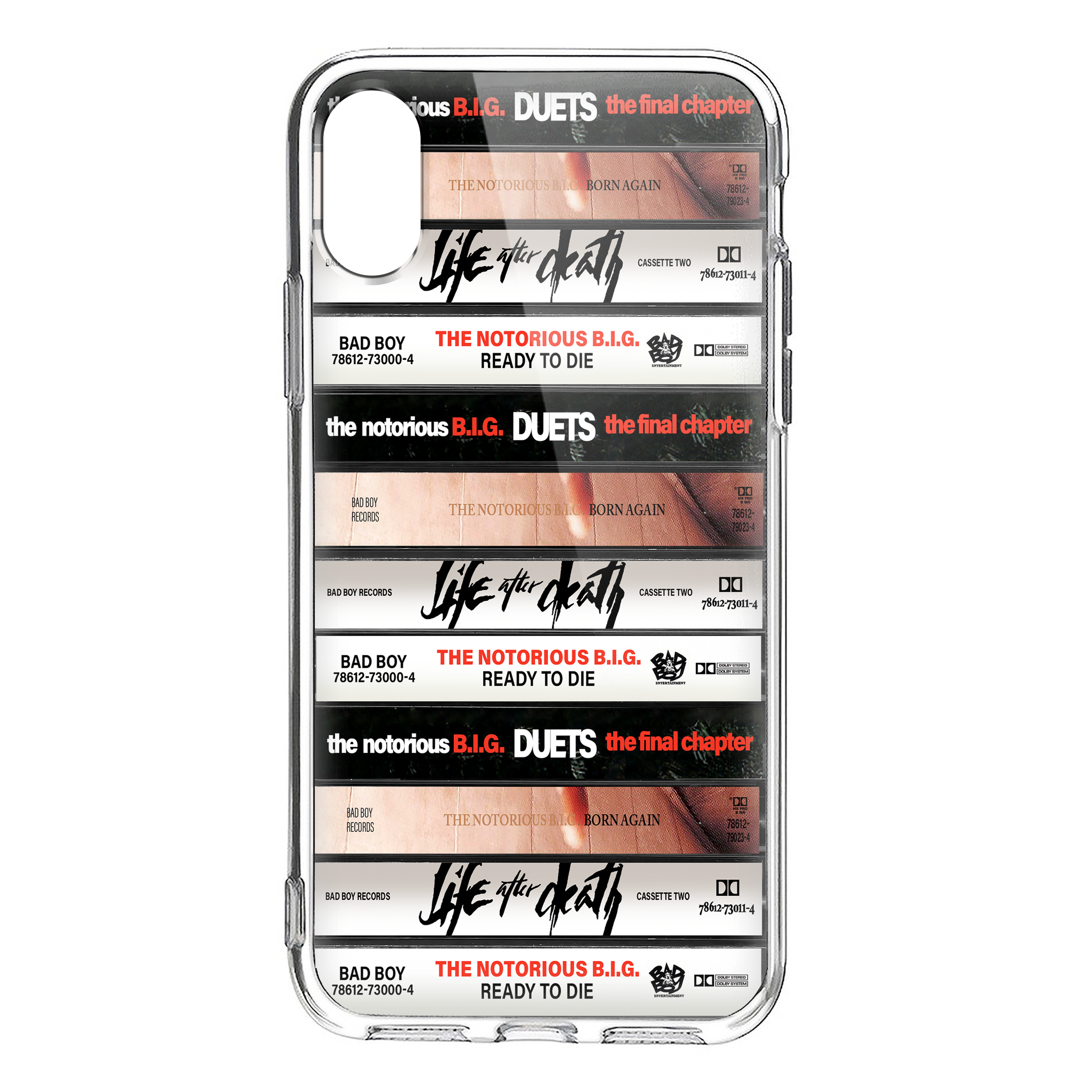 The Notorious B.I.G. Albums Cassette Collection Retro Phone Case