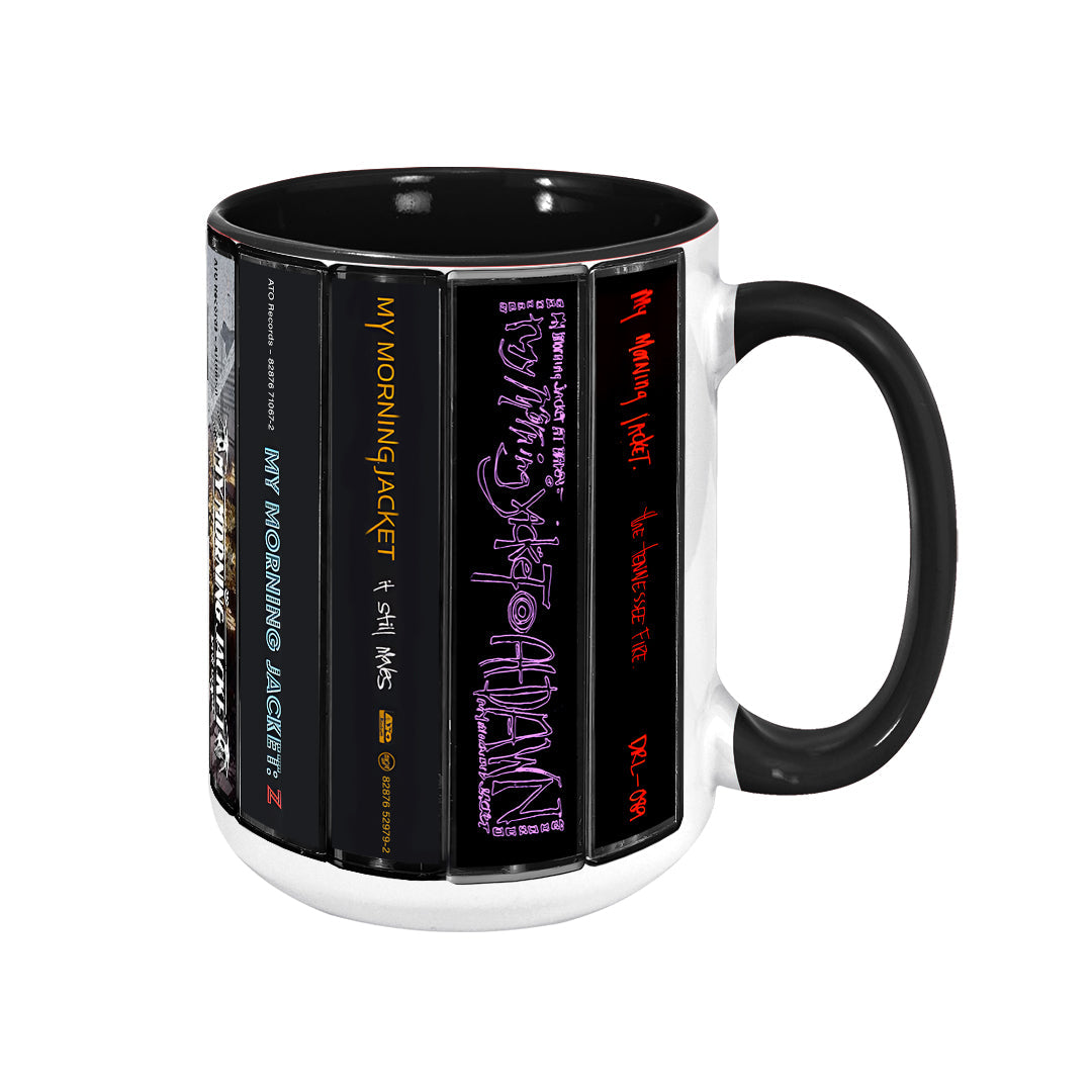 My Morning Jacket Albums Cassette Collection Retro Accent Mug