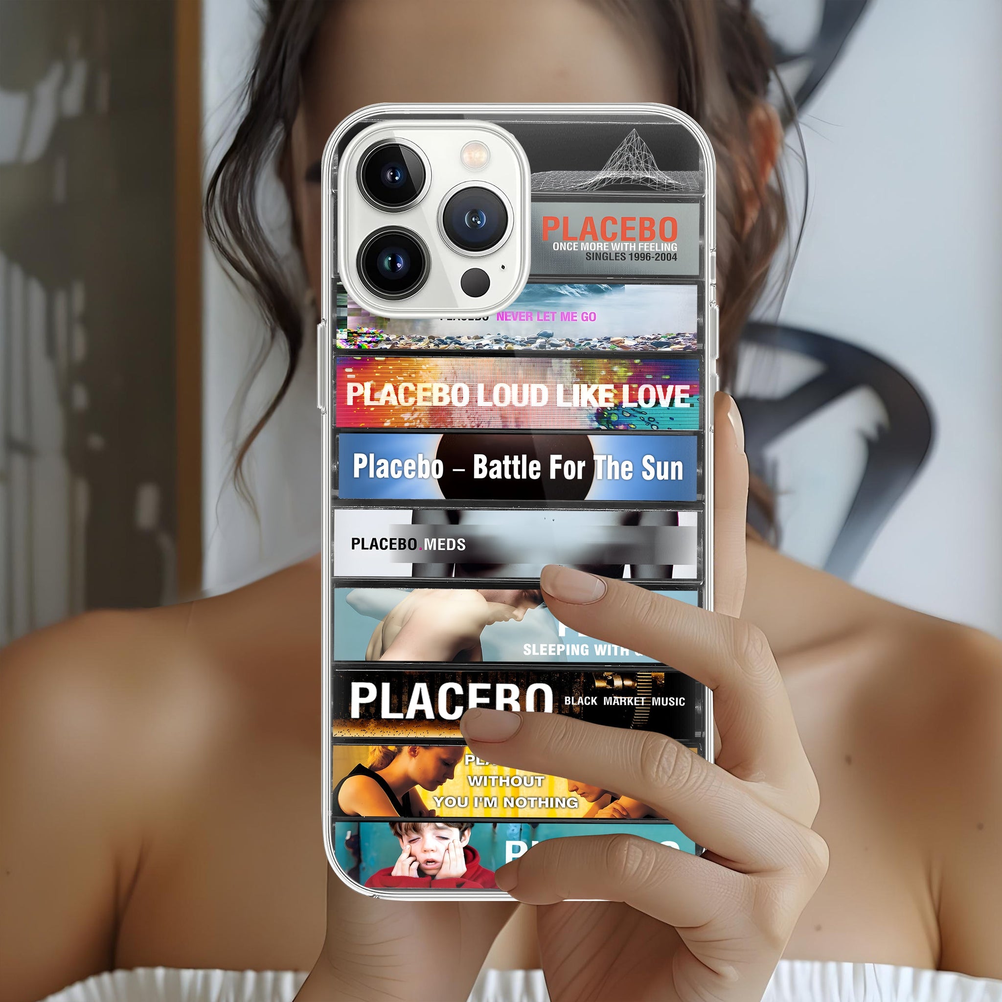 Placebo Albums Cassette Collection Retro Phone Case