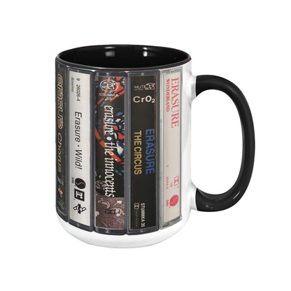 Erasure Albums Cassette Collection Retro Accent Mug