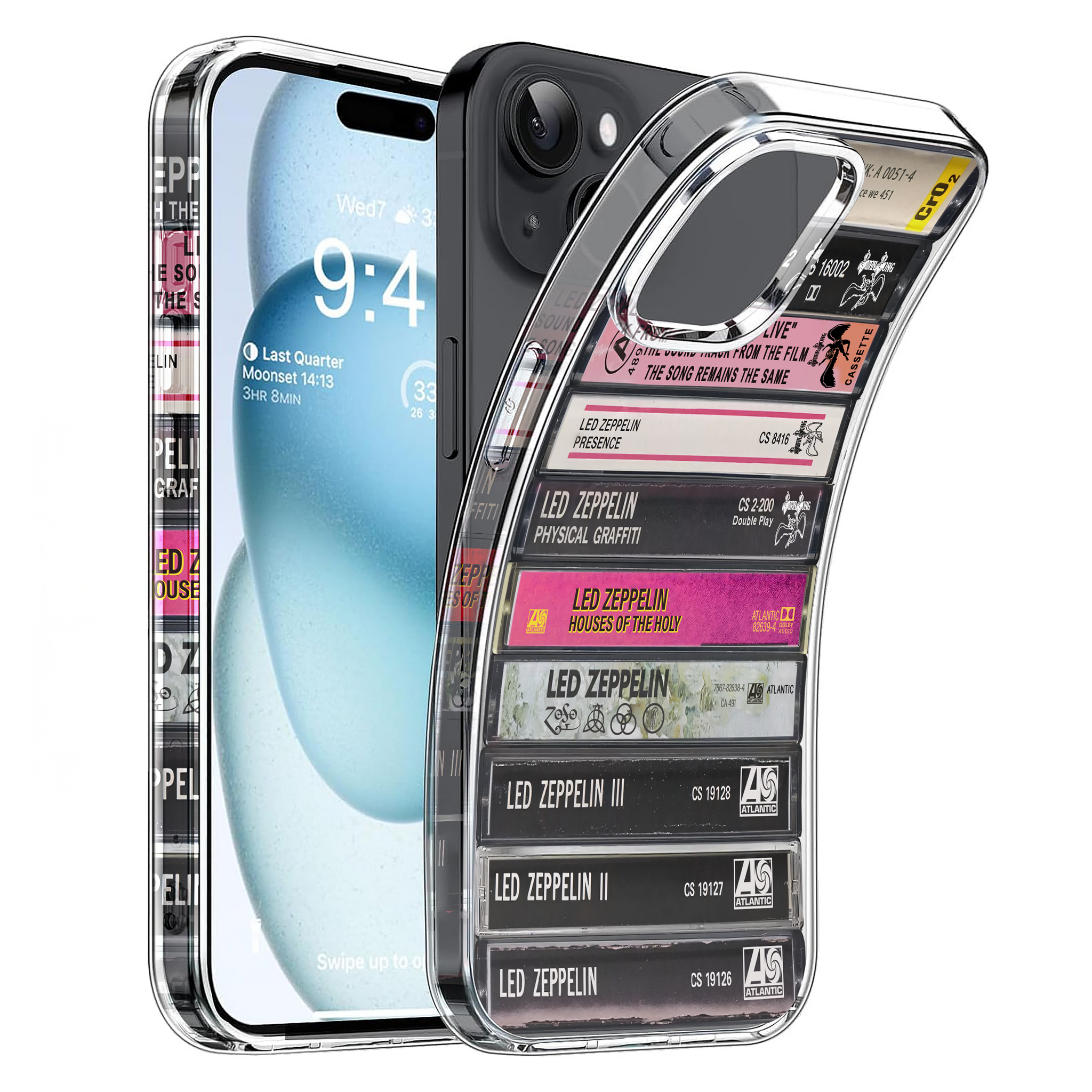 Led Zeppelin Albums Cassette Collection Retro MagSafe Phone Case