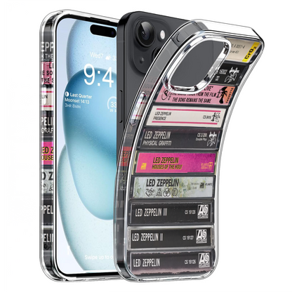 Led Zeppelin Albums Cassette Collection Retro MagSafe Phone Case