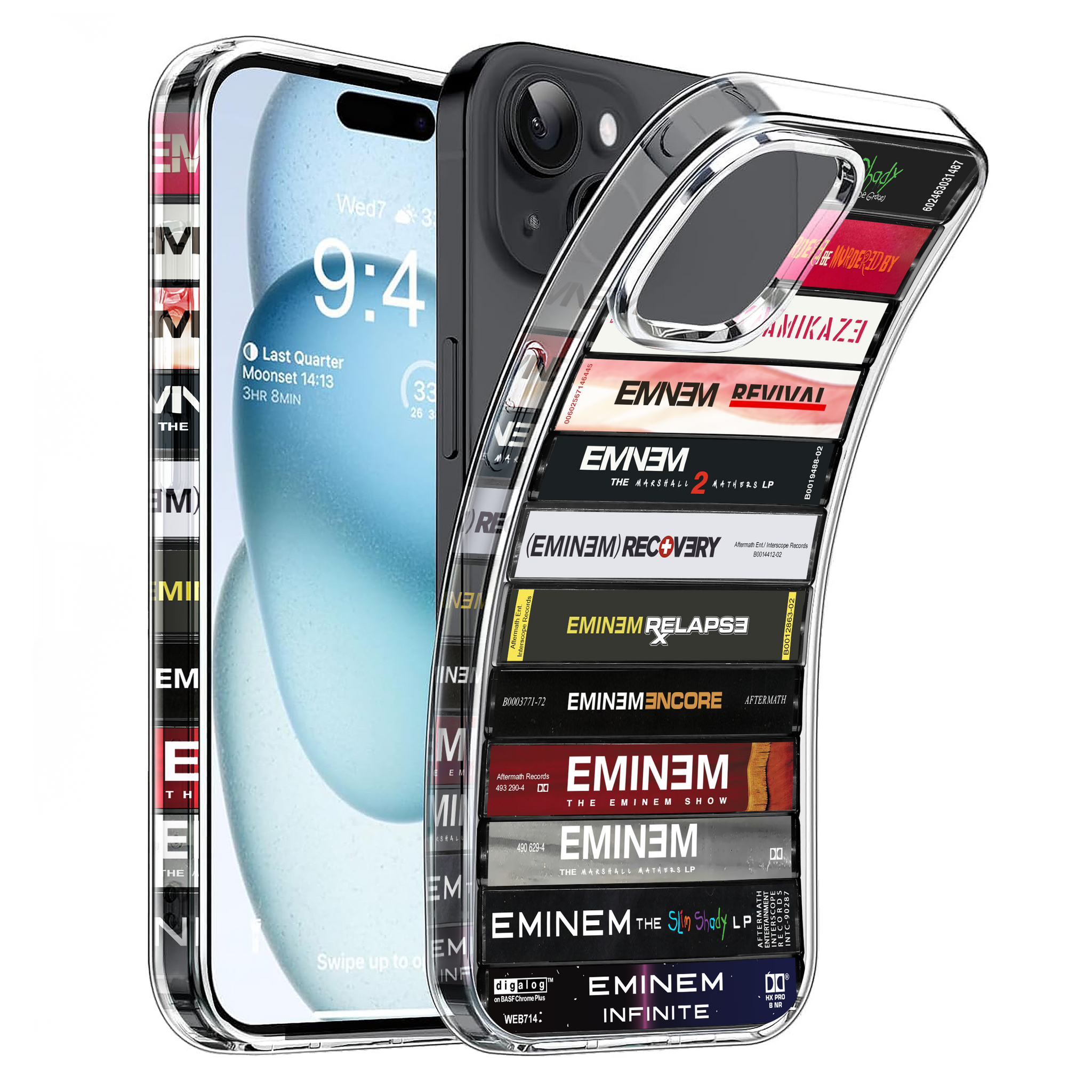 Eminem Albums Cassette Collection Retro MagSafe Phone Case