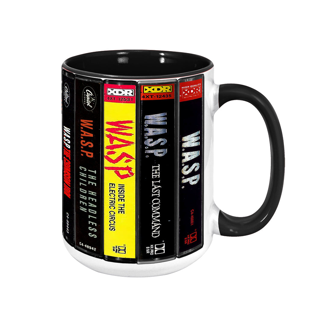 W.A.S.P Albums Cassette Retro Collection Accent Mug