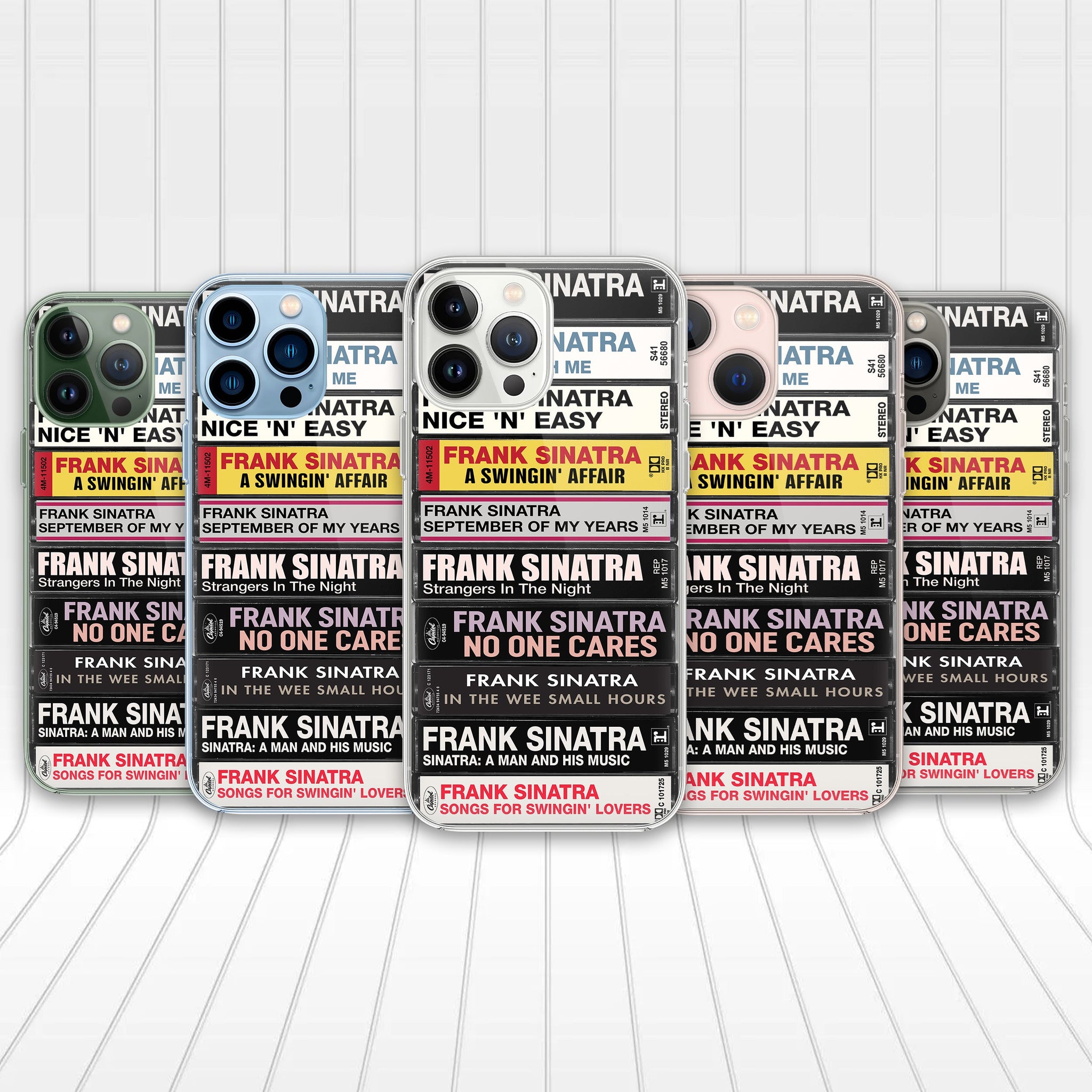 Frank Sinatra Albums Cassette Collection Retro Phone Case