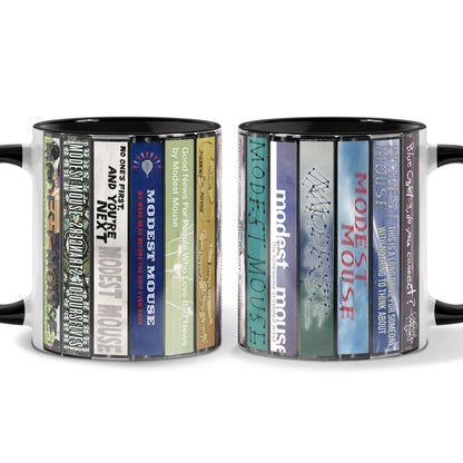 Modest Mouse Albums Cover Collection Retro Accent Mug