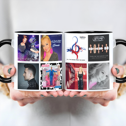 2000s Euro-Pop Albums Cover Collection Retro Mug