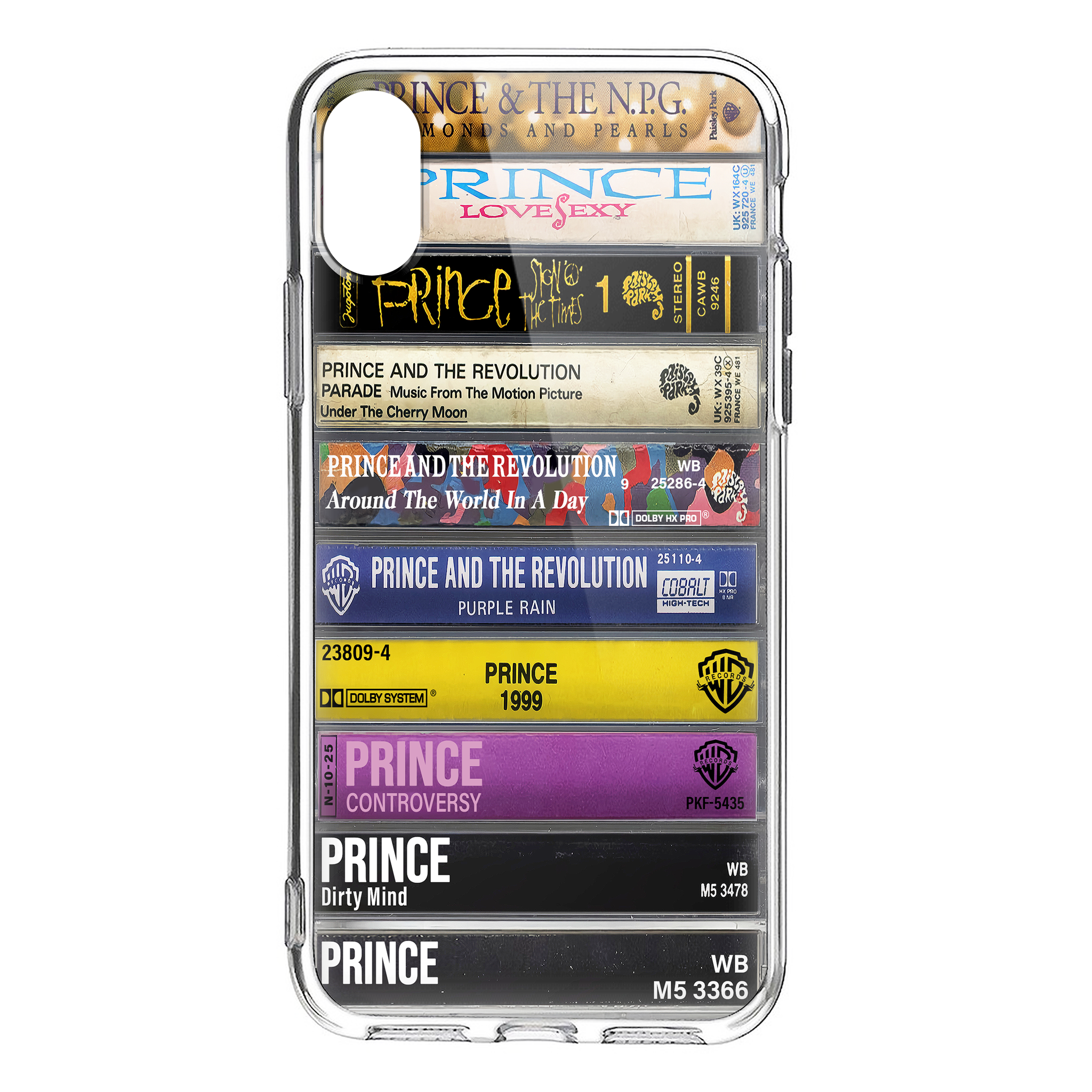 Prince Albums Cassette Collection Retro MagSafe Phone Case