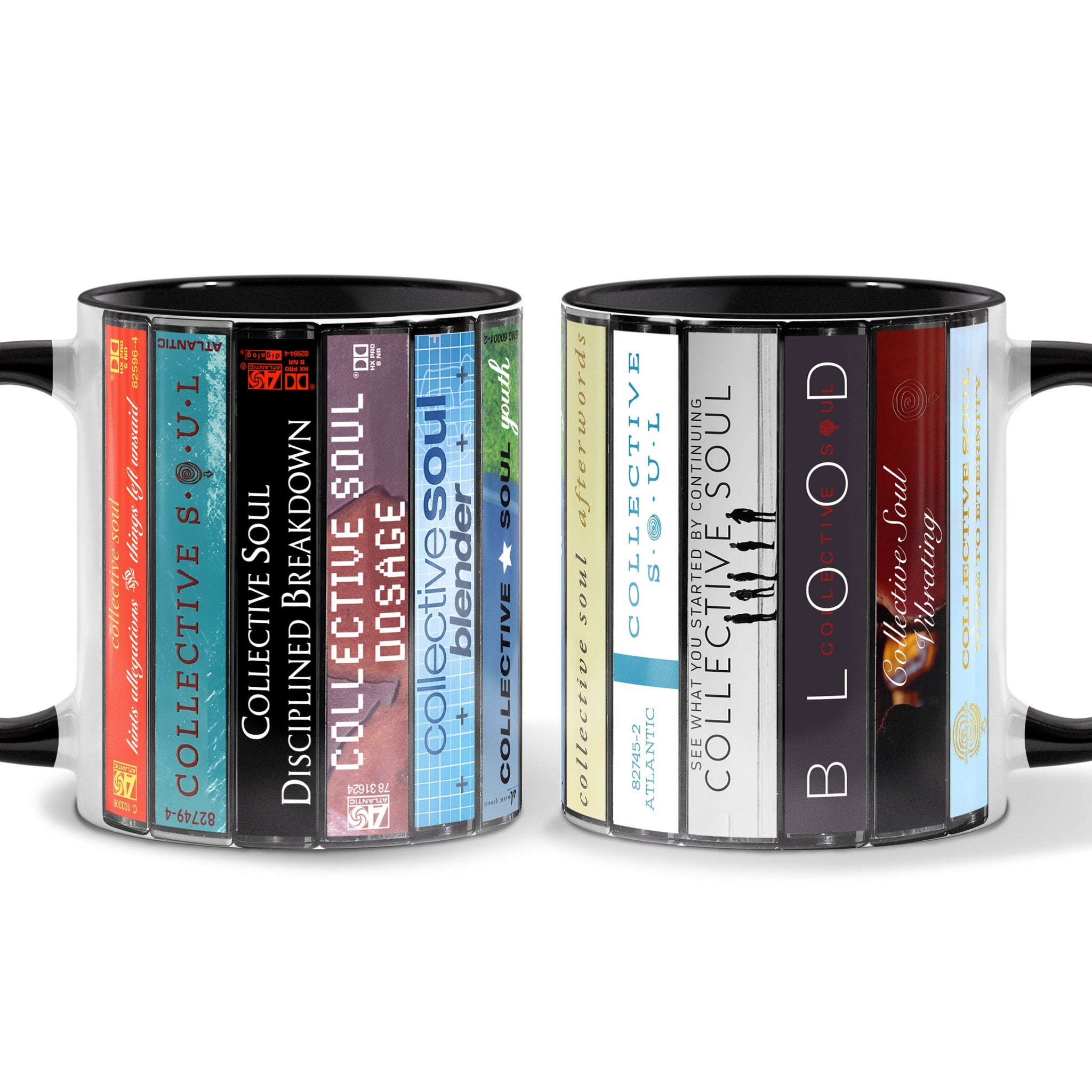 Collective Soul Albums Cassette Collection Retro Accent Mug
