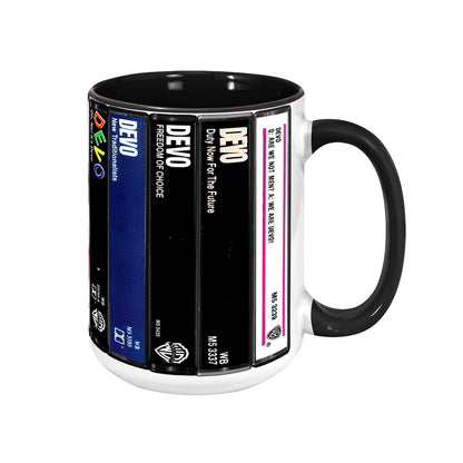 Devo Albums Cassette Retro Collection Accent Mug