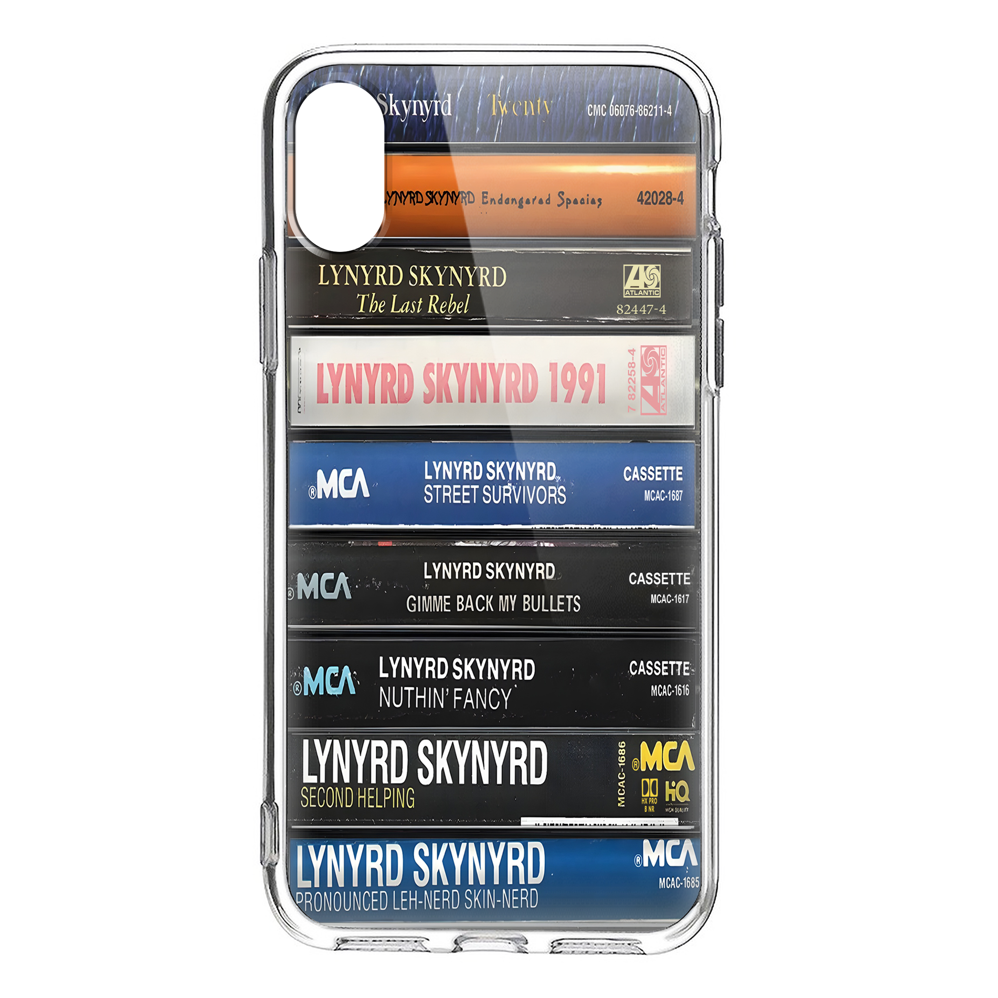 Lynyrd Skynyrd Albums Cassette Collection Retro Phone Case