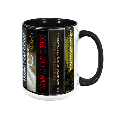 Coheed And Cambria Albums Cassette Collection Retro Accent Mug