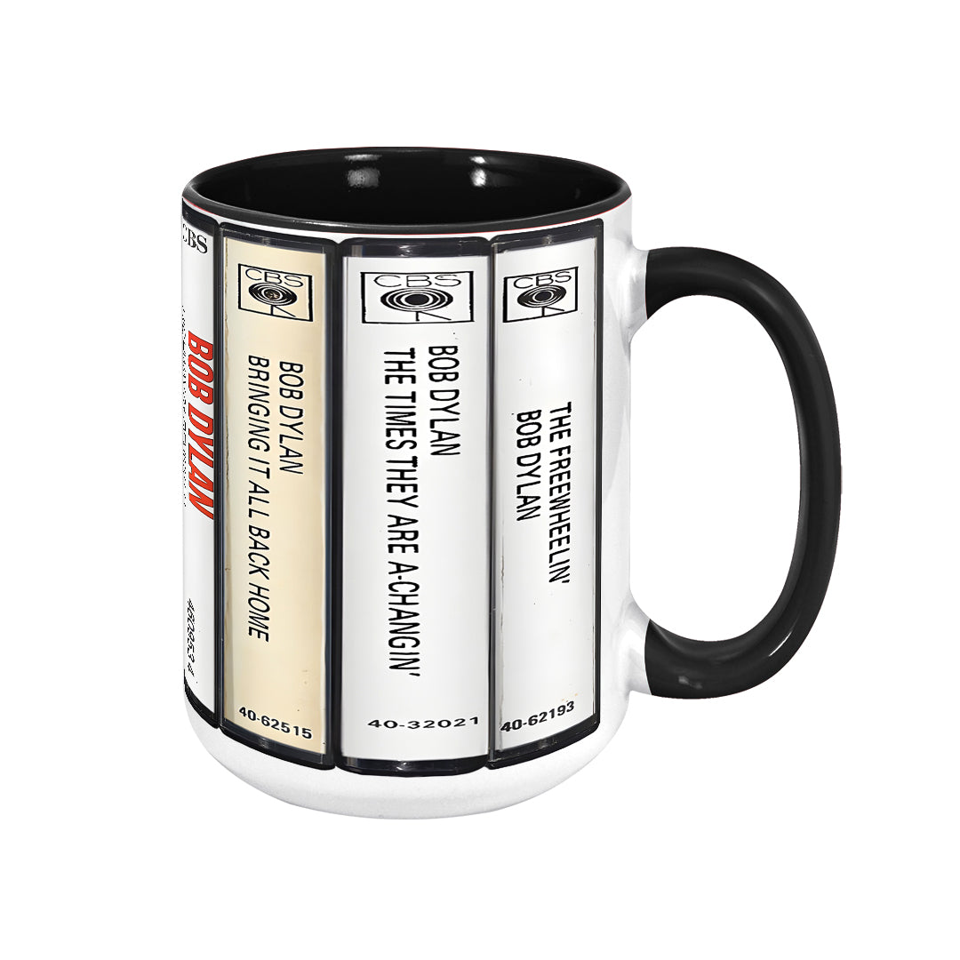 Bob Dylan Cassette Retro Collection Accent Mug