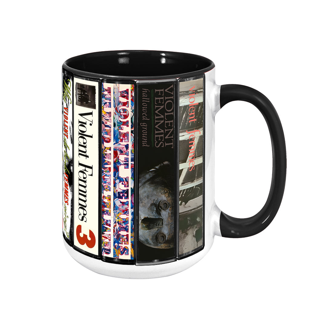 Violent Femmes Albums Cassette Collection Retro Accent Mug