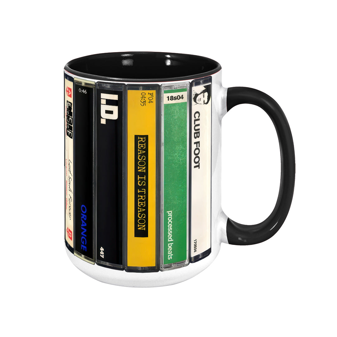 Kaskabian Albums Cassette Retro Collection Accent Mug