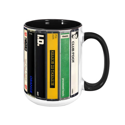 Kaskabian Albums Cassette Retro Collection Accent Mug