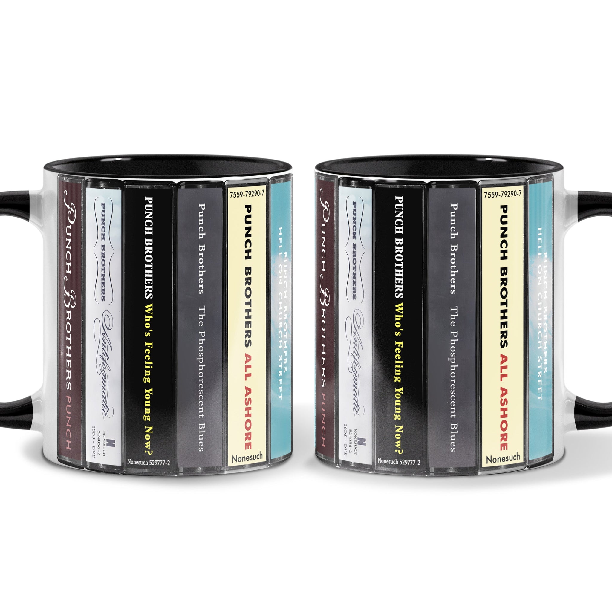 Punch Brothers Albums Cassette Collection Retro Accent Mug