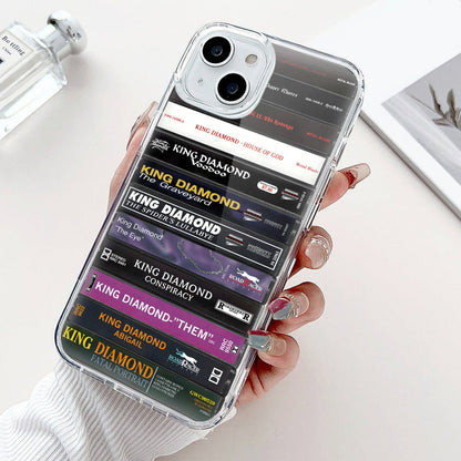King Diamond Albums Cassette Collection Retro Phone Case