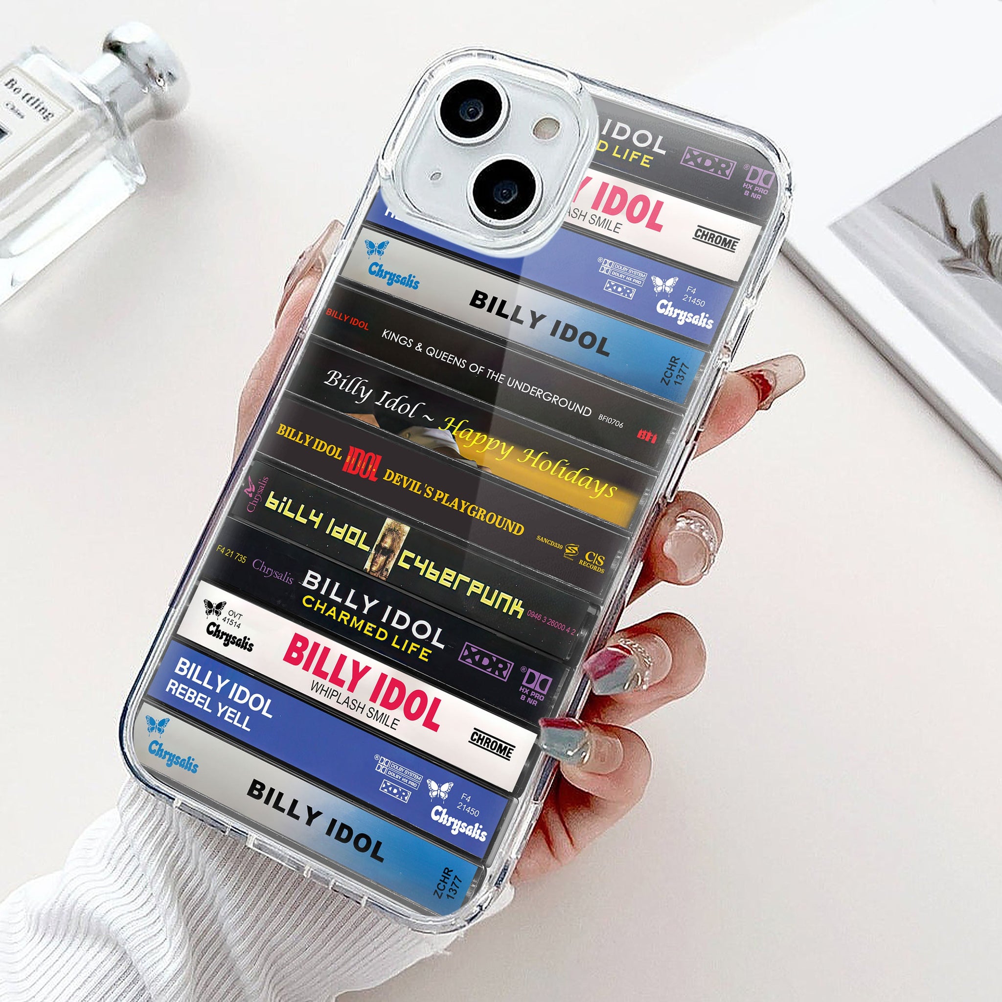 Billy Idol Albums Cassette Collection Retro Phone Case