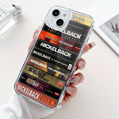 Nickelback Albums Cassette Collection Retro Phone Case